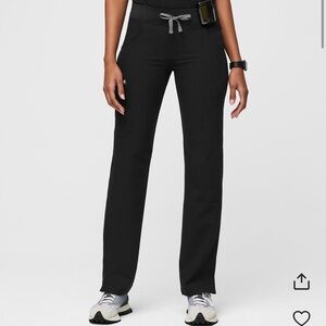 Figs Kade Black scrub pants